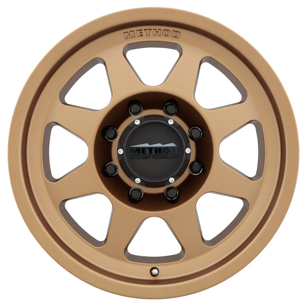 Method MR701 HD 18x9 +18mm Offset 8x6.5 130.81mm CB Method Bronze Wheel - Bull Strap