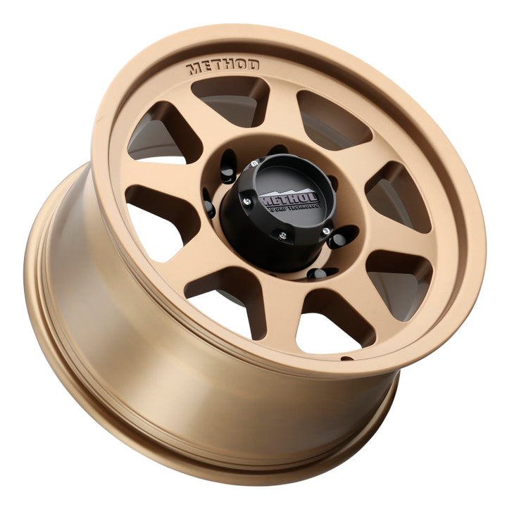 Method MR701 HD 18x9 +18mm Offset 8x6.5 130.81mm CB Method Bronze Wheel - Bull Strap