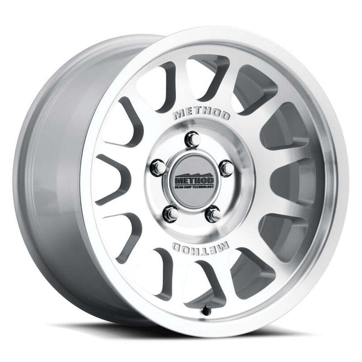 Method MR703 Bead Grip 17x8.5 0mm Offset 6x5.5 106.25mm CB Machined/Clear Coat Wheel - Bull Strap