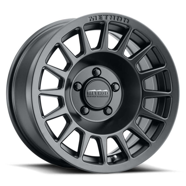 Method MR707 Bead Grip 18x9 +0mm Offset 6x5.5 BP 106.25mm CB 5in BS Matte Black Wheel - Bull Strap