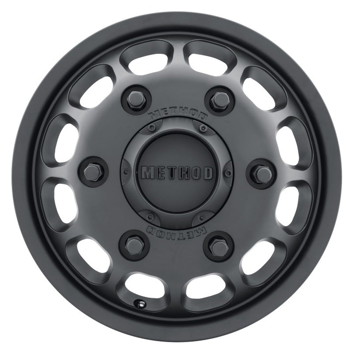 Method MR901 - FRONT 16x6 +110mm Offset 6x180 138.9mm CB Matte Black Wheel - Bull Strap