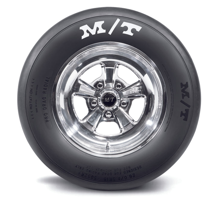 Mickey Thompson Pro Drag Radial Tire - 26.0/8.5R15 R1 90000024091 - Bull Strap