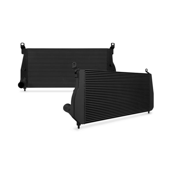 Mishimoto 01-05 Chevrolet 6.6L Duramax Intercooler (Black) - Bull Strap