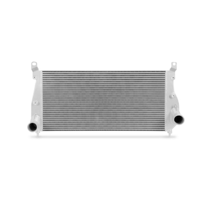 Mishimoto 01-05 Chevrolet 6.6L Duramax Intercooler (Silver) - Bull Strap