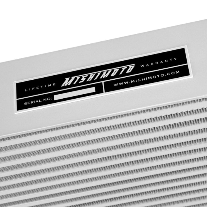 Mishimoto 01-05 Chevrolet 6.6L Duramax Intercooler (Silver) - Bull Strap