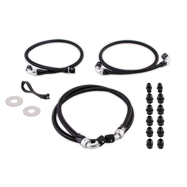 Mishimoto 01-05 Chevrolet/GMC 6.6L Duramax (LB7/LLY) Transmission Cooler Line Kit - Bull Strap