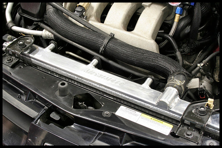 Mishimoto 01-05 Dodge Neon SRT-4 Manual Aluminum Radiator - Bull Strap