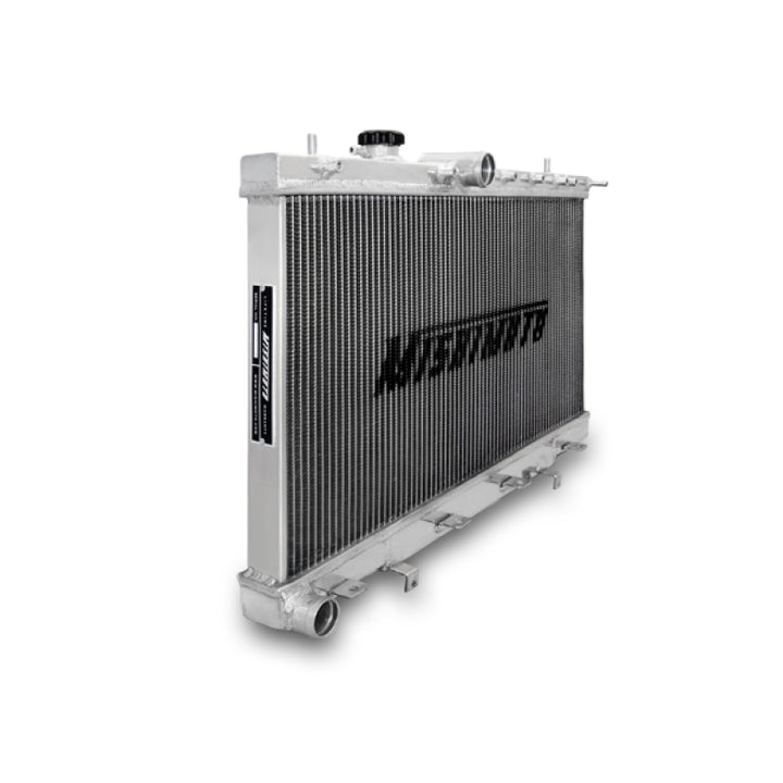 Mishimoto 01-07 Subaru WRX and STi Manual Aluminum Radiator - Bull Strap