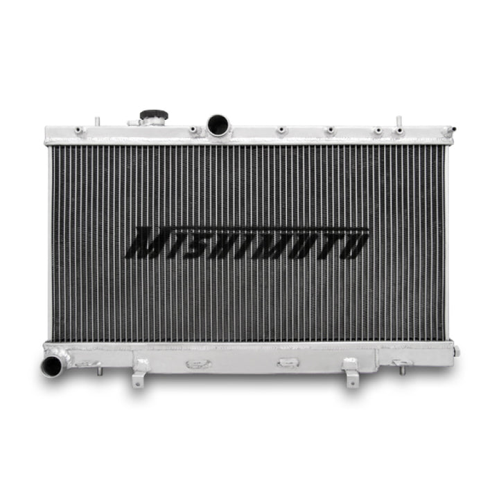 Mishimoto 01-07 Subaru WRX and STi Manual Aluminum Radiator - Bull Strap