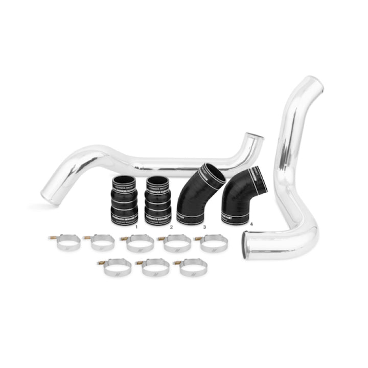 Mishimoto 02-04.5 Chevrolet 6.6L Duramax Pipe and Boot Kit - Bull Strap