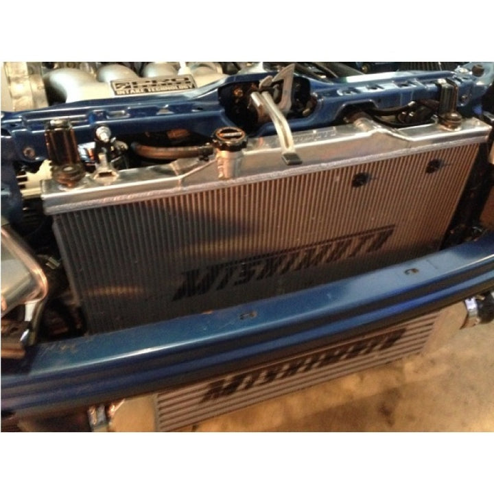 Mishimoto 02-04 Acura RSX Manual Aluminum Radiator - Bull Strap