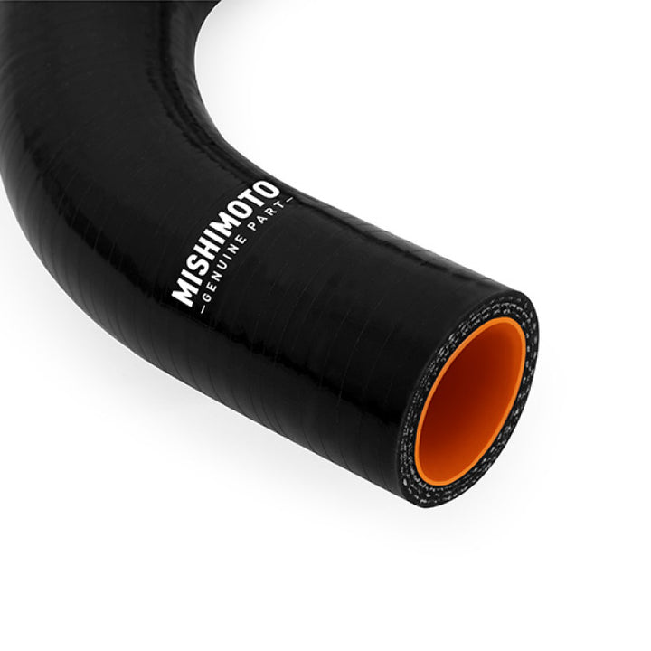 Mishimoto 03-04 Ford F-250/F-350 6.0L Powerstroke Lower Overflow Black Silicone Hose Kit - Bull Strap