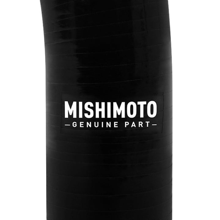 Mishimoto 03-04 Ford F-250/F-350 6.0L Powerstroke Lower Overflow Black Silicone Hose Kit - Bull Strap