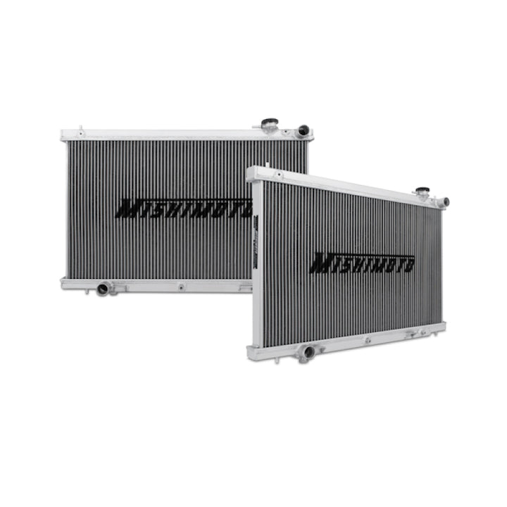 Mishimoto 03-06 Infiniti G35 Manual Aluminum Radiator - Bull Strap