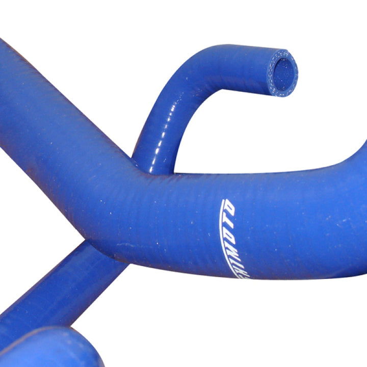 Mishimoto 03-06 Nissan 350Z Blue Silicone Hose Kit - Bull Strap