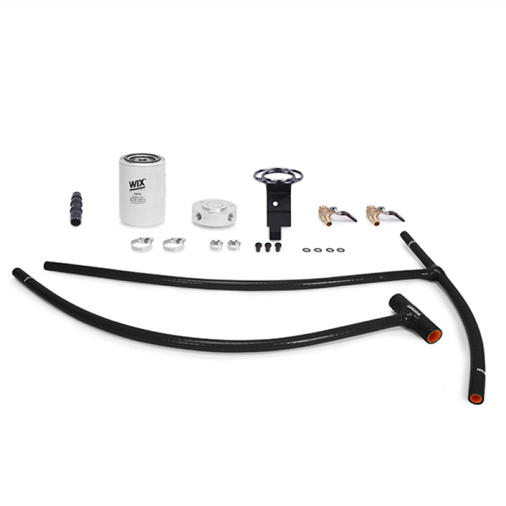 Mishimoto 03-07 Ford 6.0L Powerstroke Coolant Filtration Kit - Black - Bull Strap