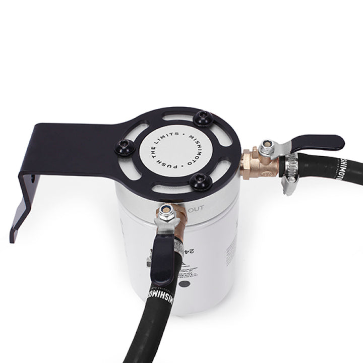 Mishimoto 03-07 Ford 6.0L Powerstroke Coolant Filtration Kit - Black - Bull Strap