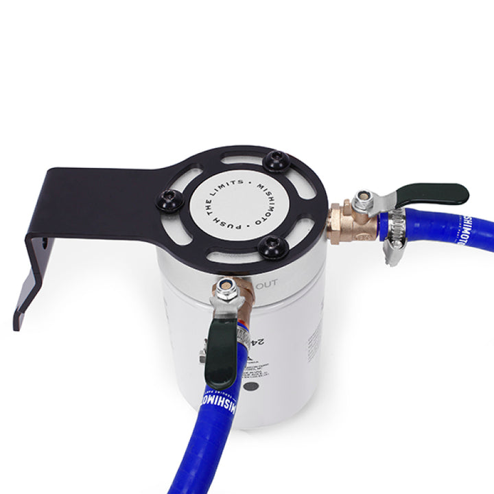Mishimoto 03-07 Ford 6.0L Powerstroke Coolant Filtration Kit - Blue - Bull Strap