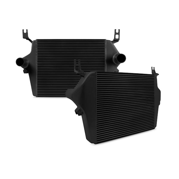 Mishimoto 03-07 Ford 6.0L Powerstroke Intercooler (Black) - Bull Strap