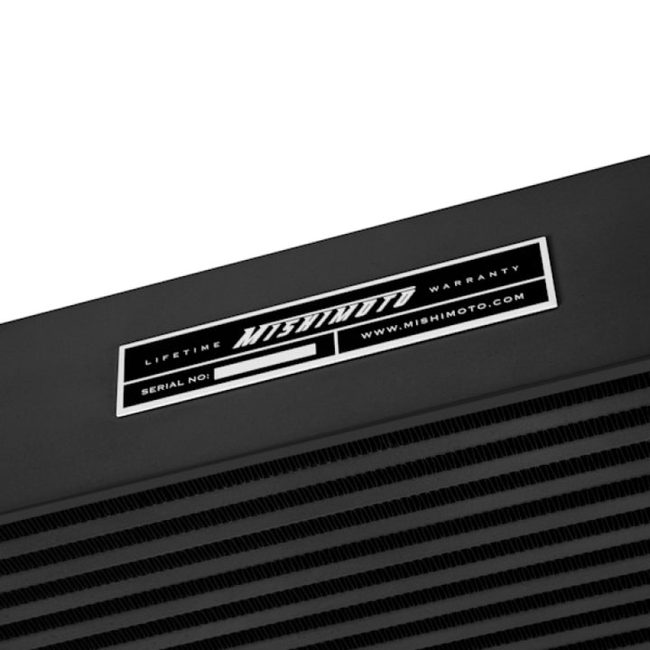 Mishimoto 03-07 Ford 6.0L Powerstroke Intercooler (Black) - Bull Strap