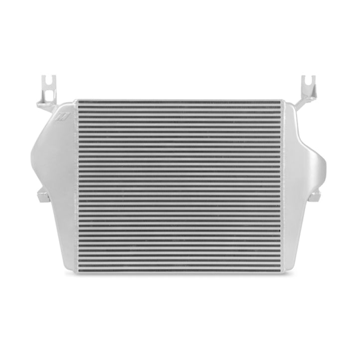 Mishimoto 03-07 Ford 6.0L Powerstroke Intercooler (Silver) - Bull Strap