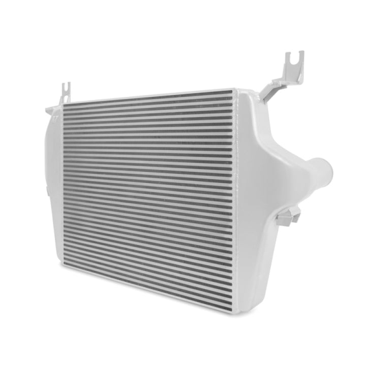 Mishimoto 03-07 Ford 6.0L Powerstroke Intercooler (Silver) - Bull Strap