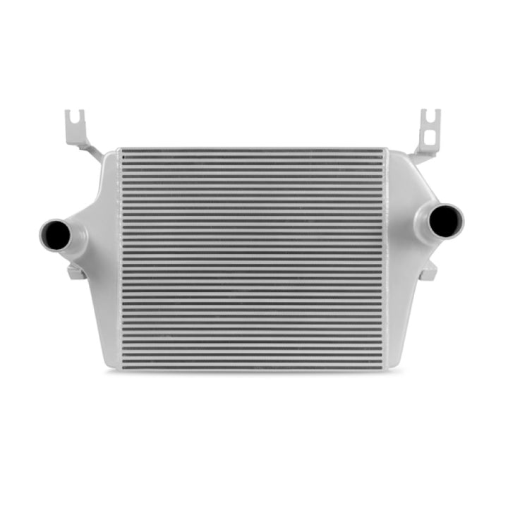 Mishimoto 03-07 Ford 6.0L Powerstroke Intercooler (Silver) - Bull Strap