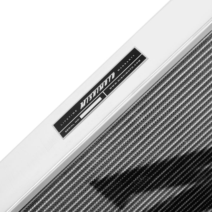 Mishimoto 03-07 Mitsubishi Lancer Evo 7/8/9 Half-Size Performance Aluminum Radiator - Bull Strap