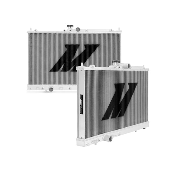 Mishimoto 03-07 Mitsubishi Lancer Evo Manual Aluminum Radiator - Bull Strap