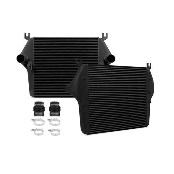Mishimoto 03-09 Dodge 5.9L/6.7L Cummins Intercooler (Black) - Bull Strap