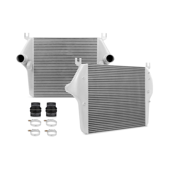 Mishimoto 03-09 Dodge 5.9L/6.7L Cummins Intercooler (Silver) - Bull Strap
