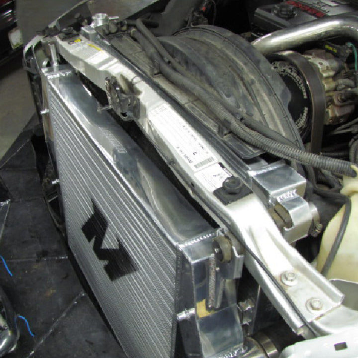 Mishimoto 03-09 Dodge 5.9L/6.7L Cummins Intercooler (Silver) - Bull Strap