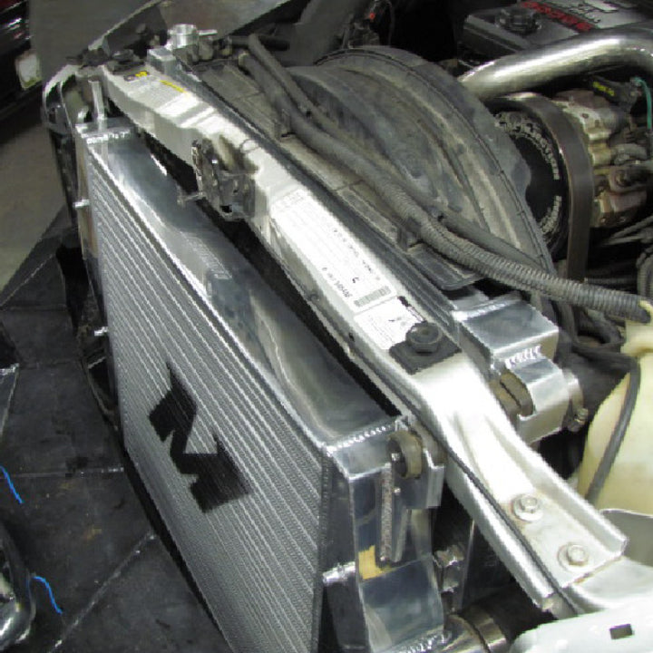 Mishimoto 03-09 Dodge 5.9L/6.7L Cummins Intercooler (Silver) - Bull Strap