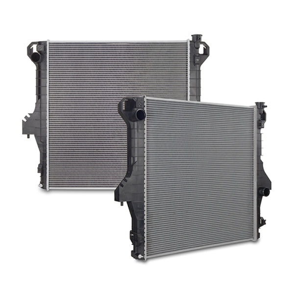 Mishimoto 03-09 Dodge Ram 2500/3500 Cummins Diesel Replacement Plastic Radiator - Bull Strap