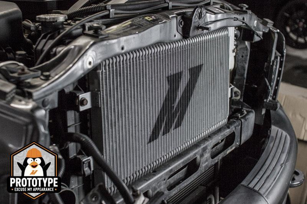 Mishimoto 03-09 Dodge Ram 5.9L/6.7L Cummins Transmission Cooler - Bull Strap