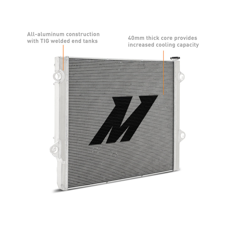 Mishimoto 03-09 Toyota 4-Runner / GX470 4.7L Performance Aluminum Radiator - Bull Strap