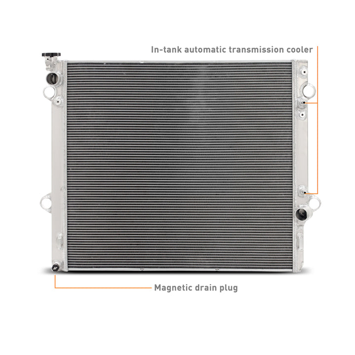 Mishimoto 03-09 Toyota 4-Runner / GX470 4.7L Performance Aluminum Radiator - Bull Strap