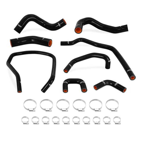 Mishimoto 04-10 Infiniti QX56 / 04-14 Titan Silicone Coolant Hose Kit - Black - Bull Strap