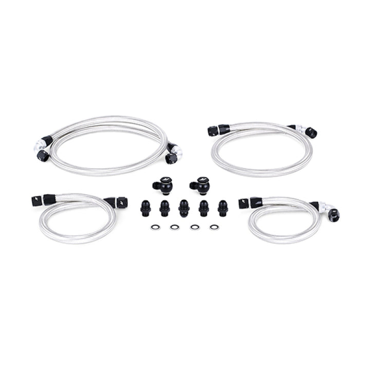 Mishimoto 04-11 Mazda RX8 Primary Replacement Oil Line - Bull Strap