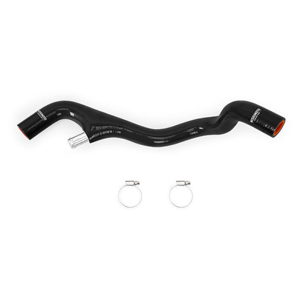 Mishimoto 05-07 Ford F-250/F-350 6.0L Powerstroke Lower Overflow Black Silicone Hose Kit - Bull Strap
