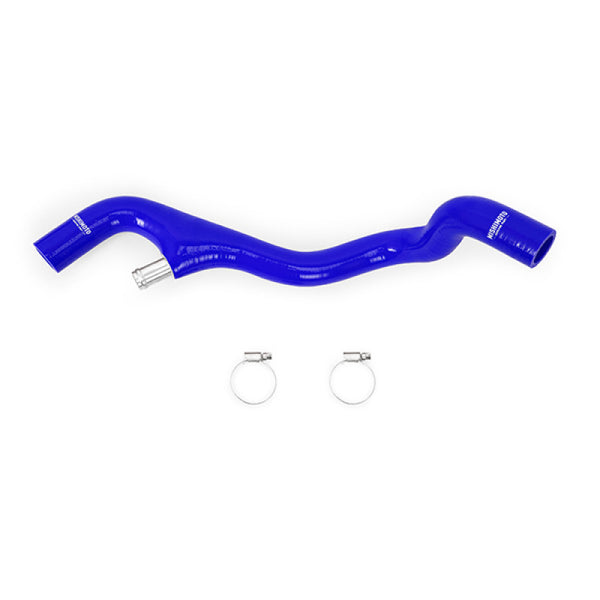 Mishimoto 05-07 Ford F-250/F-350 6.0L Powerstroke Lower Overflow Blue Silicone Hose Kit - Bull Strap