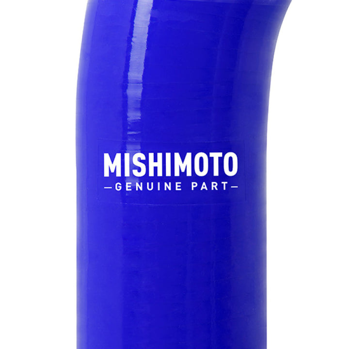 Mishimoto 05-07 Ford F-250/F-350 6.0L Powerstroke Lower Overflow Blue Silicone Hose Kit - Bull Strap