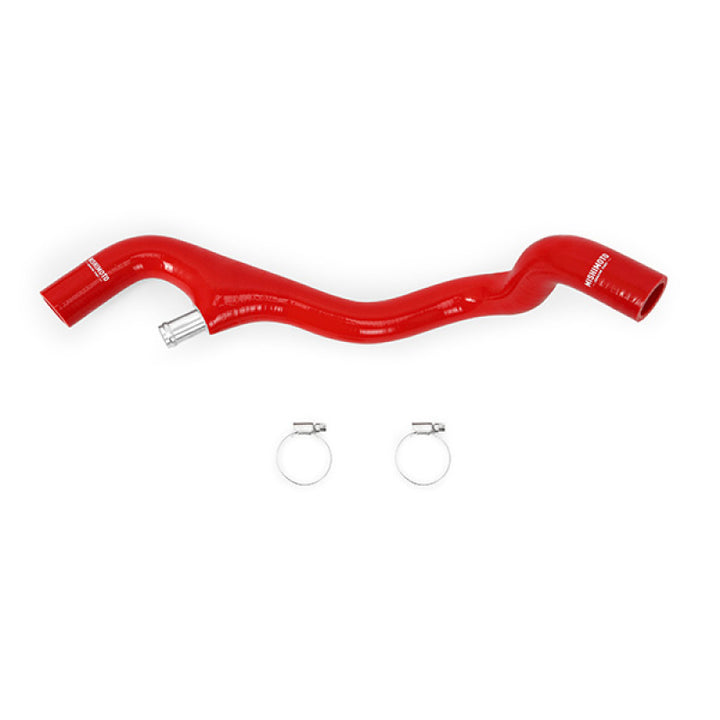 Mishimoto 05-07 Ford F-250/F-350 6.0L Powerstroke Lower Overflow Red Silicone Hose Kit - Bull Strap