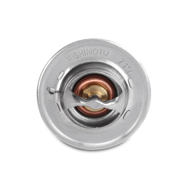 Mishimoto 05-10 Ford Mustang GT 160 Degree Street Thermostat - Bull Strap