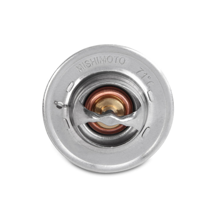 Mishimoto 05-10 Ford Mustang GT 160 Degree Street Thermostat - Bull Strap