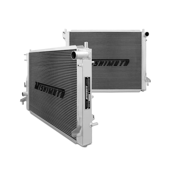 Mishimoto 05+ Ford Mustang Manual Aluminum Radiator - Bull Strap