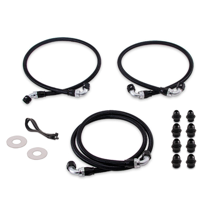 Mishimoto 06-10 Chevrolet/GMC 6.6L Duramax (LLY/LBZ/LMM) Transmission Cooler Line Kit - Bull Strap
