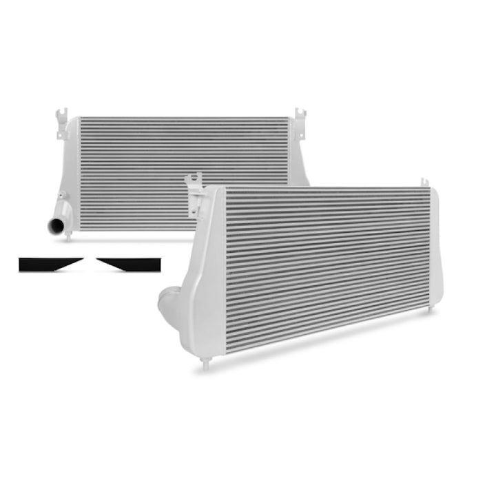 Mishimoto 06-10 Chevy 6.6L Duramax Intercooler Kit w/ Pipes (Silver) - Bull Strap
