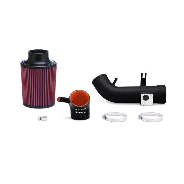 Mishimoto 06-11 Honda Civic Si Performance Air Intake - Wrinkle Black - Bull Strap