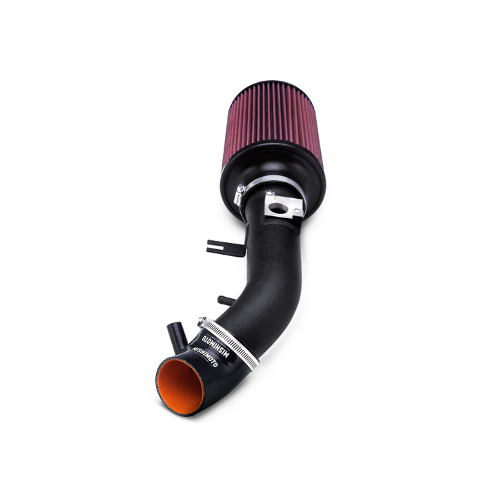 Mishimoto 06-11 Honda Civic Si Performance Air Intake - Wrinkle Black - Bull Strap